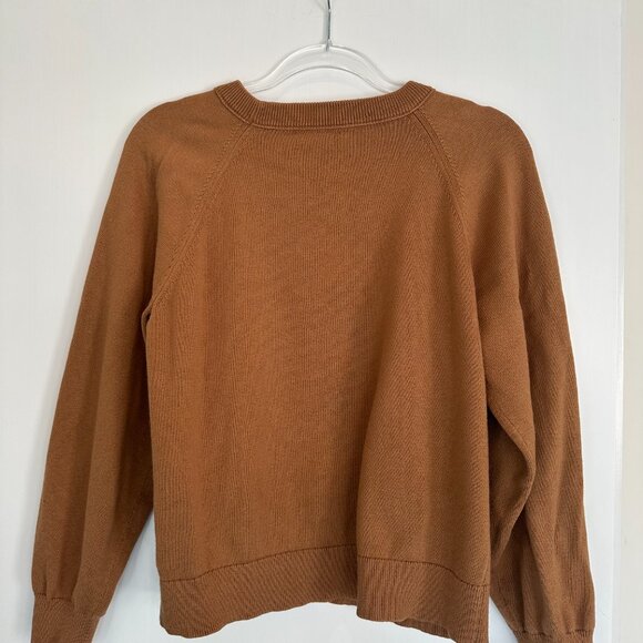 J. Crew Women's Crew Neck Sweater - Camel - Picture 4 of 6